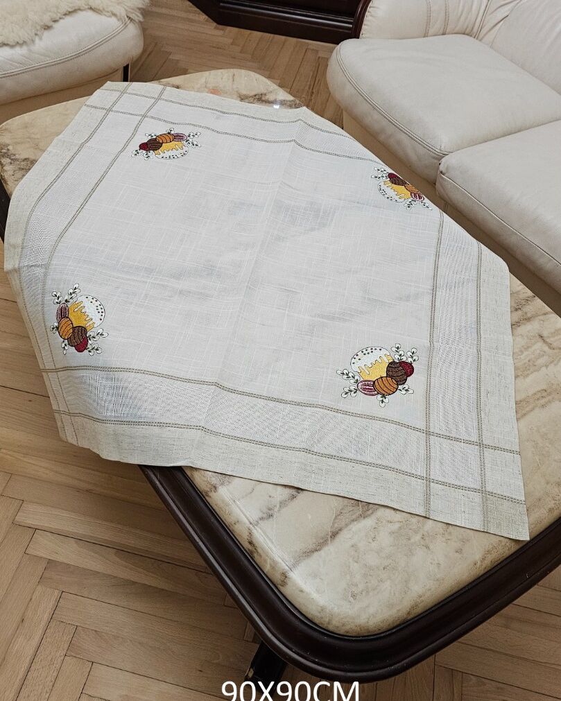 Пасхальна серветка 90х90см - вид 9