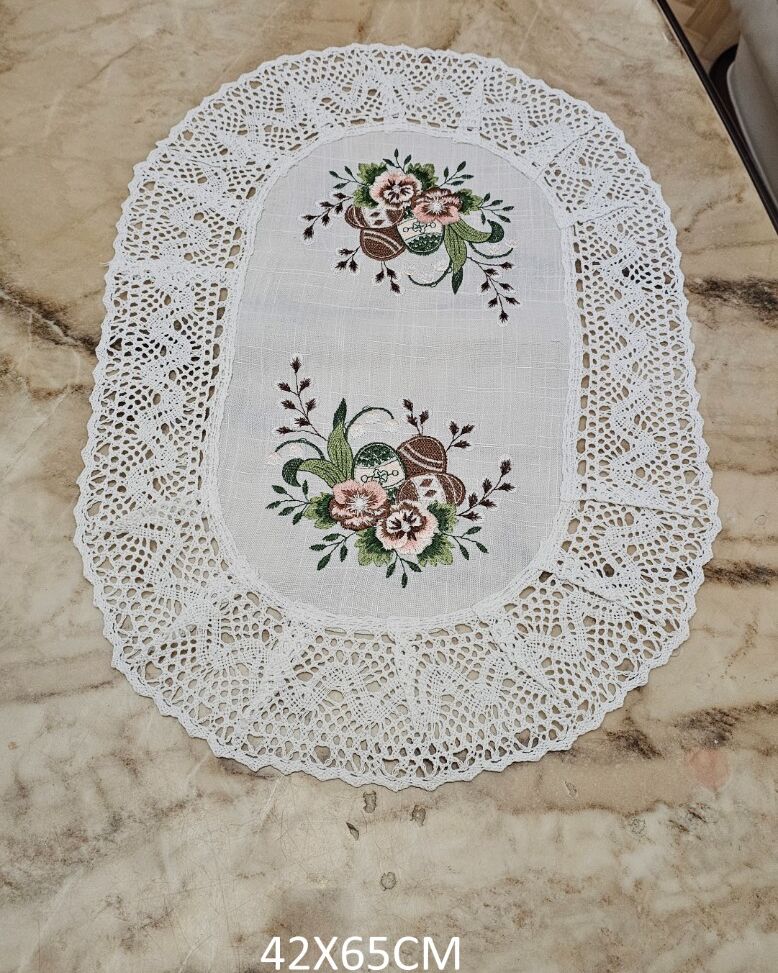 Пасхальна серветка 42х65см  - вид 06