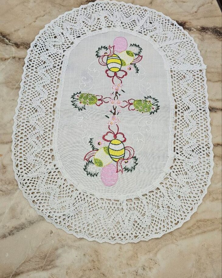 Пасхальна  серветка 40х65см  - вид 28